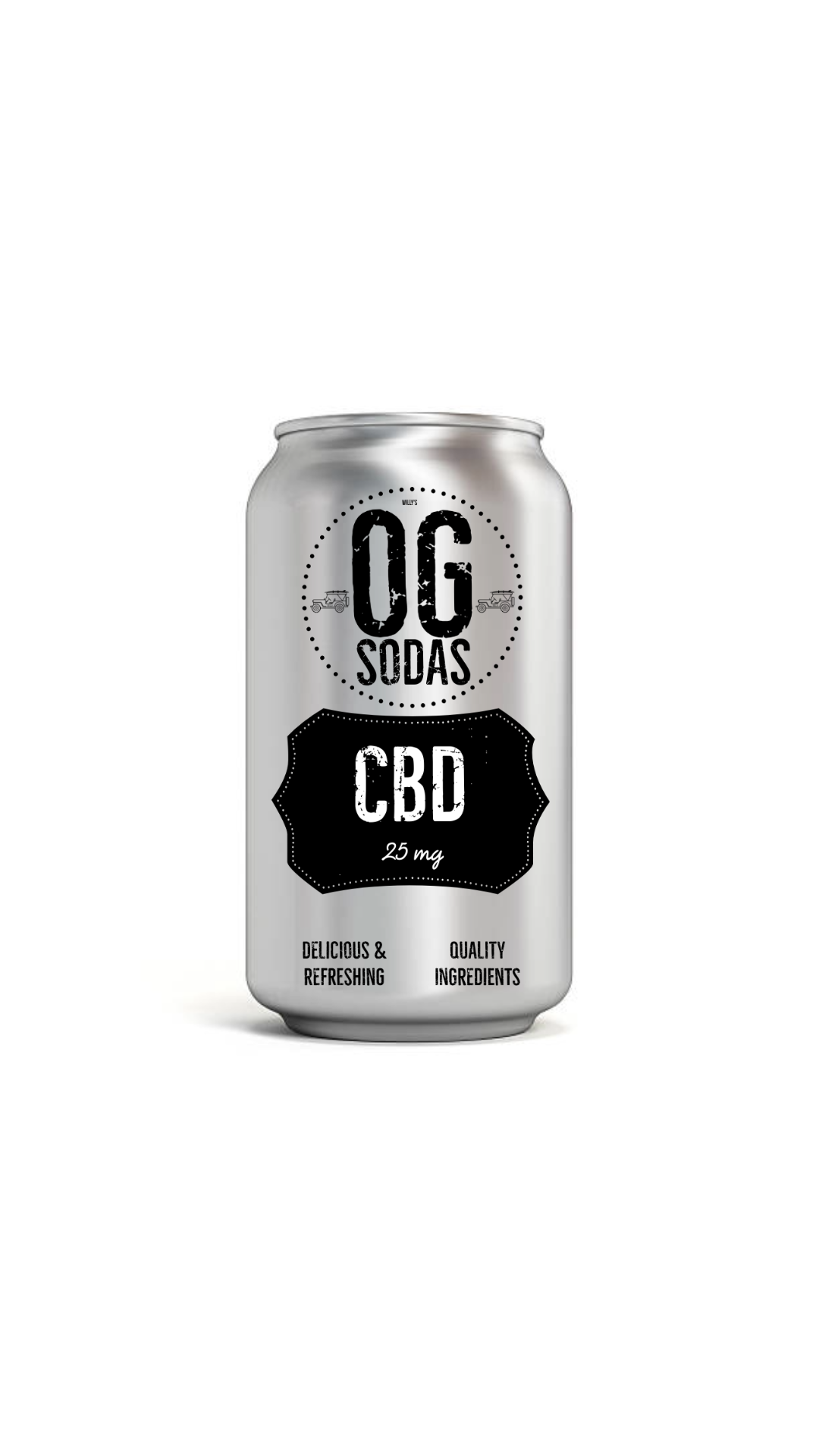 CBD Soda - 4 Pack